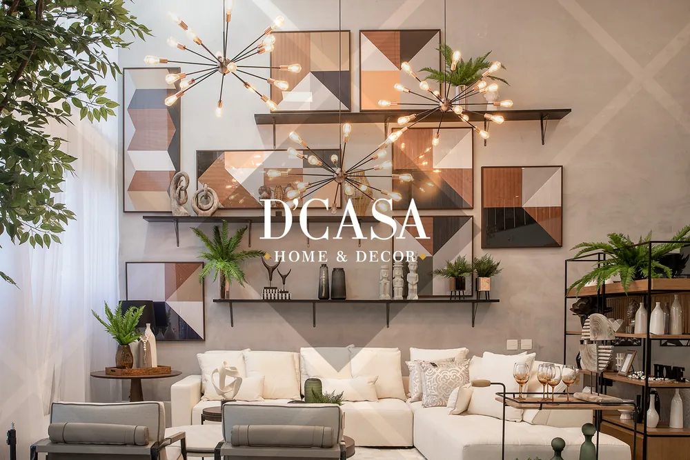 Showroom da D'Casa Home & Decor na reinauguração