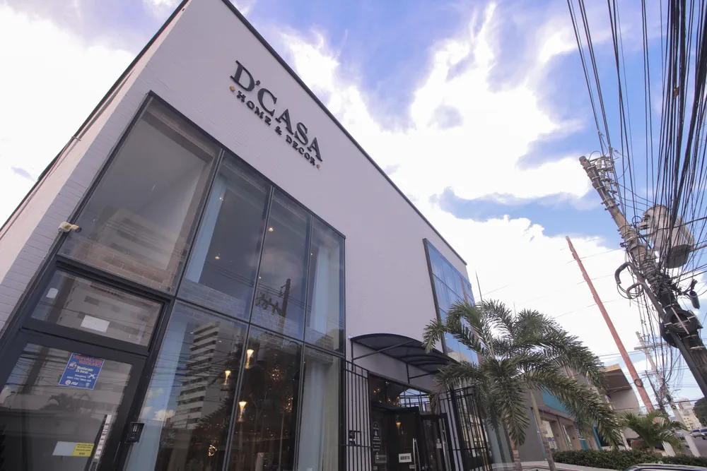 Fachada da D'Casa Home & Decor em Manaus